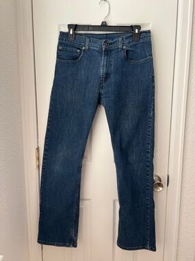 Levi's 505 (29x29) Straight Men's Jeans in Dark Blue Denim